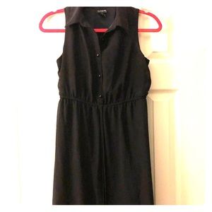 Navy sleeveless dress